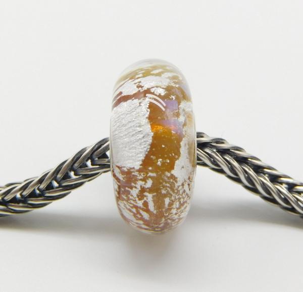 Halo Earthbead Snow - Elfbeads Glas - Originalfoto